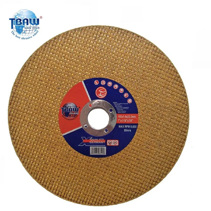 China Factory 7&prime; 180 mm High Speed Cutting Disc, Cutting Wheel, Cut off Wheel, Grinding Wheel New Type 7 Inch Thin Metal Cutting Discs 180 mm