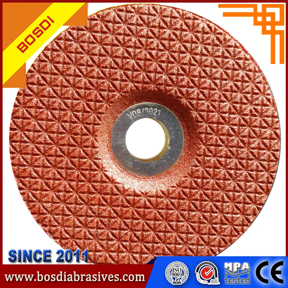 Bosdi Wa Grinding Wheel 4&quot;X1/8&quot;X5/8&quot; (100X3X16mm) , Non-Viscous, No Burn, Very Sharp, Flexible and Safe, Grit 36-220#